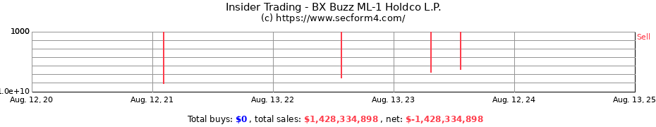 Insider Trading Transactions for BX Buzz ML-1 Holdco L.P.