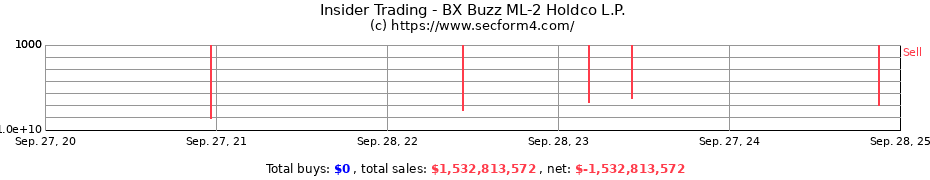 Insider Trading Transactions for BX Buzz ML-2 Holdco L.P.