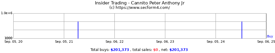 Insider Trading Transactions for Cannito Peter Anthony Jr