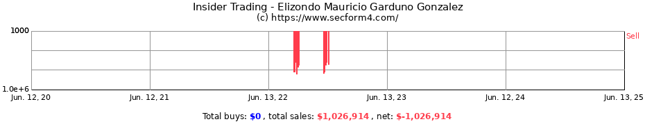 Insider Trading Transactions for Elizondo Mauricio Garduno Gonzalez