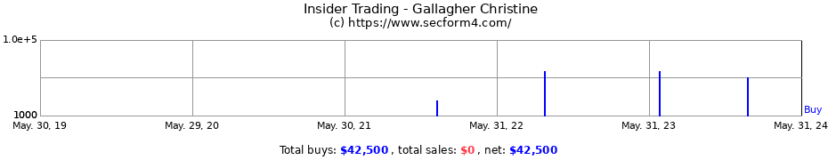 Insider Trading Transactions for Gallagher Christine
