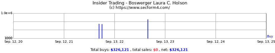 Insider Trading Transactions for Boswerger Laura C. Holson