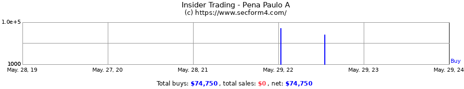Insider Trading Transactions for Pena Paulo A
