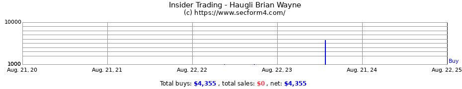 Insider Trading Transactions for Haugli Brian Wayne