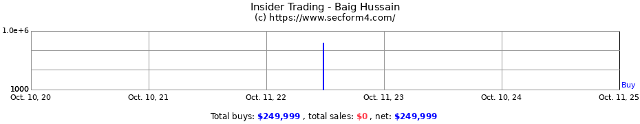 Insider Trading Transactions for Baig Hussain