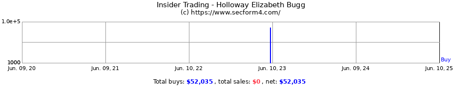 Insider Trading Transactions for Holloway Elizabeth Bugg