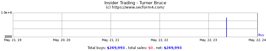 Insider Trading Transactions for Turner Bruce