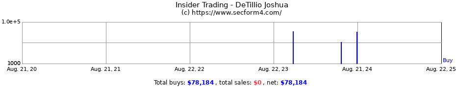 Insider Trading Transactions for DeTillio Joshua