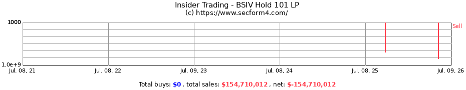 Insider Trading Transactions for BSIV Hold 101, LP