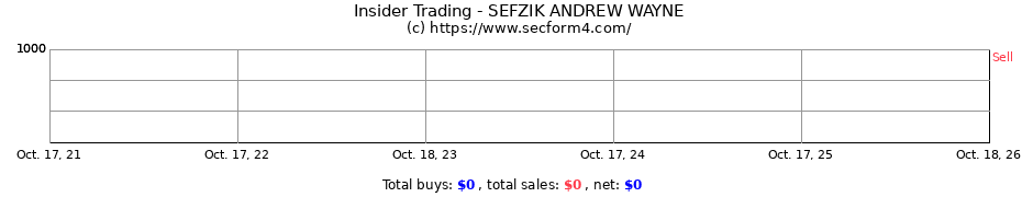 Insider Trading Transactions for SEFZIK ANDREW WAYNE