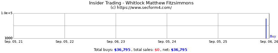 Insider Trading Transactions for Whitlock Matthew Fitzsimmons